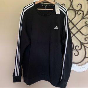 NWT ADIDAS Men’s Size 2X Black Sweatshirt